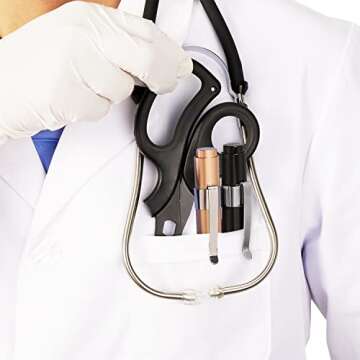 MEUUT 3 Pack Medical Scissors and penlights for Nurses with Four Batteries-One 8" Patented Trauma Sc...