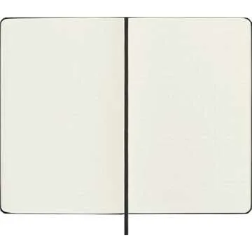 Moleskine Classic Notebook, Hard Cover, Large (5" x 8.25") Dotted, Black, 240 Pages