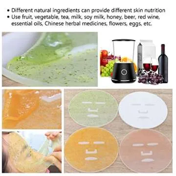 Face Mask Machine, DIY Fruit Vegetable Facial Mask Making Tool Facial Mask Machine Automatic Face Mask Machine Maker Machine Kit Skin Care Beauty Machine with Mask for Home SPA