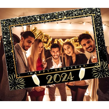 JeVenis 2024 Happy New Year Party Props for Fun Celebrations