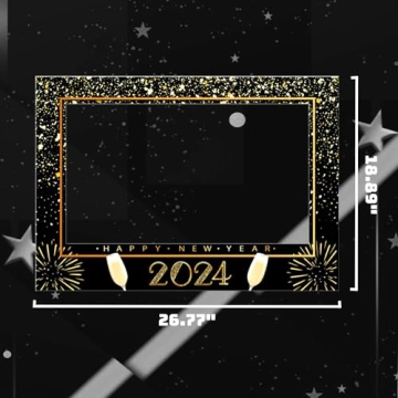 JeVenis 2024 Happy New Year Party Props for Fun Celebrations