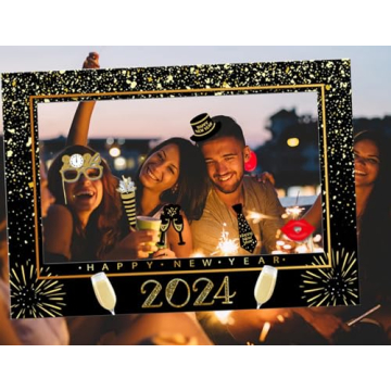 JeVenis 2024 Happy New Year Party Props for Fun Celebrations