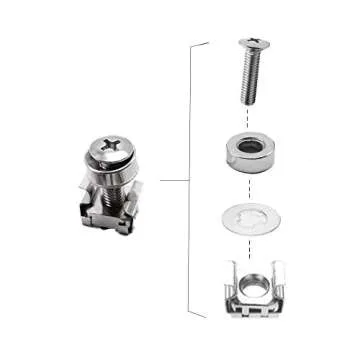 Wang-Data M6 Cage Nuts & Screws for Server Cabinets