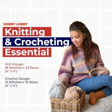 Yarn Bee 4 - Medium Yarn for Crocheting & Knitting – Soft Yarn Skein – 355 Yards of Acrylic Yarn for Crocheting Blankets, Hats, & More – Craft Supplies for Handcrafting, Petits Fours Galore