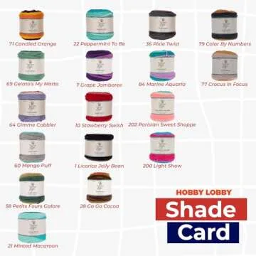 Yarn Bee 4 - Medium Yarn for Crocheting & Knitting – Soft Yarn Skein – 355 Yards of Acrylic Yarn for Crocheting Blankets, Hats, & More – Craft Supplies for Handcrafting, Petits Fours Galore