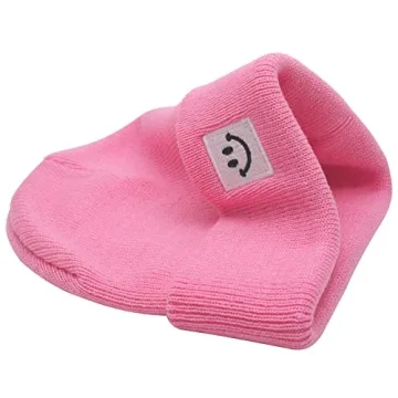 55cube Baby Beanie Pink Super Soft Warm Winter Hat