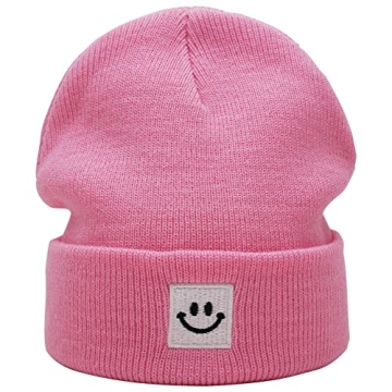 55cube Baby Beanie Pink Super Soft Warm Winter Hat