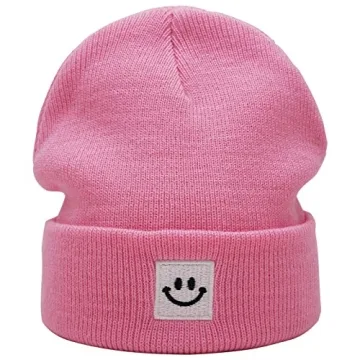 55cube Baby Beanie Pink Super Soft Warm Winter Hat