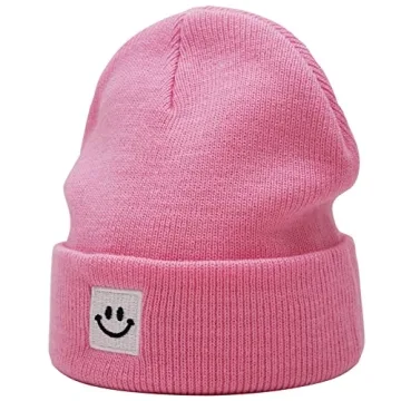 55cube Baby Beanie Pink Super Soft Warm Winter Hat
