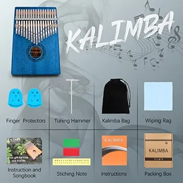 YUNDIE 17 Keys Kalimba Thumb Piano for Beginners