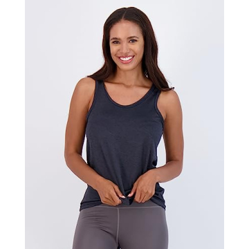 Real Essentials Women's Quick Dry-Fit Tank Tops - 5 Pack Activewear