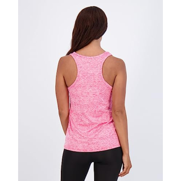 Real Essentials Women's Quick Dry-Fit Tank Tops - 5 Pack Activewear