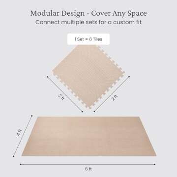 Toddlekind Premium Non-Toxic Foam Playmat for Babies