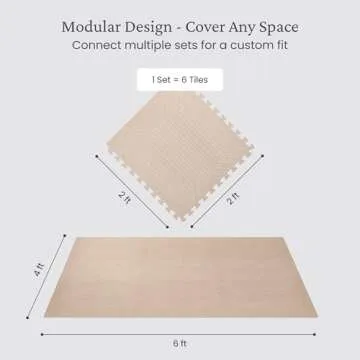 Toddlekind Premium Non-Toxic Foam Playmat for Babies