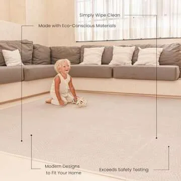 Toddlekind Premium Non-Toxic Foam Playmat for Babies