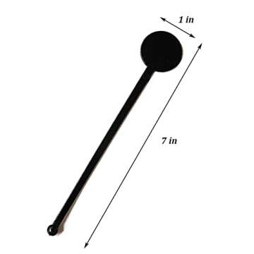 100Pcs Plastic Cocktail Swizzle Sticks for Drinks