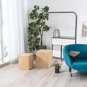 Stylish COZAYH Tree Stump End Tables – Perfect Storage