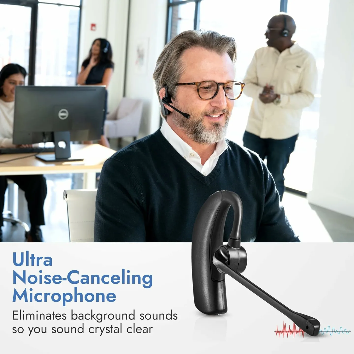 Leitner LH380 Wireless Headset for Work and Play