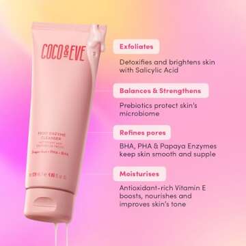 Coco & Eve Fruit Enzyme Cleanser for Radiant Skin
