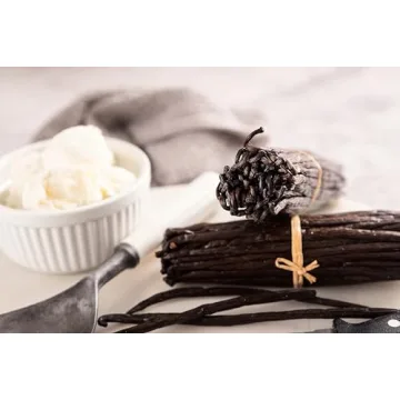 5 Organic Madagascar Vanilla Beans for Baking & Extract