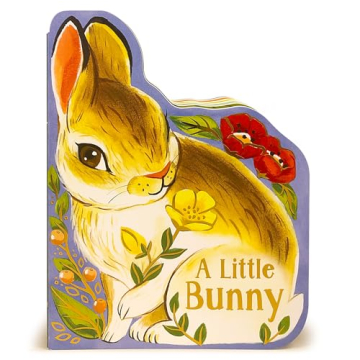 A Little Bunny Children's Animal Shaped Board Book
