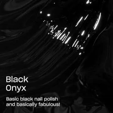 OPI Black Nail Polish Fast Drying Chip Resistant Shine