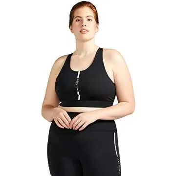 Peloton High Neck Sports Bra for Women - Maximum Comfort