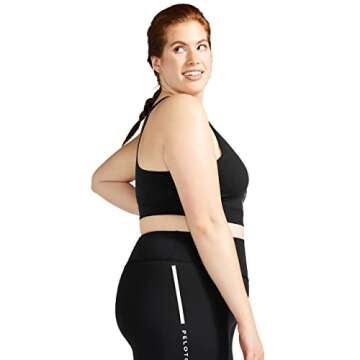 Peloton High Neck Sports Bra for Women - Maximum Comfort