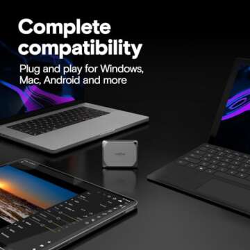 Crucial X9 Pro 2TB Portable SSD with 1050MB/s Speed