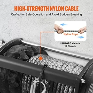 VEVOR Electric Winch 13000lb Load Powerful Wireless Control