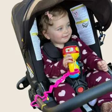 Busy Baby Toy Bungee - Dishwasher Safe Silicone Tether
