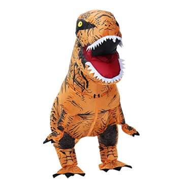 YOOVL Inflatable Dinosaur Costume Adult, Dinosaur Inflatable Costume for Adult, Blow Up Dinosaur Cos...