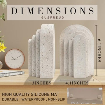 Stylish Heavy Duty Book Ends for Book Lovers and Decor