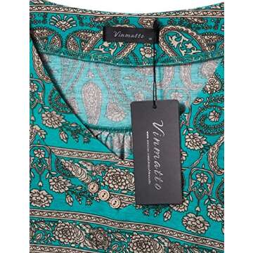 Vinmatto Flowy Tunic Top for Women - Chic Comfort in Every Occasion