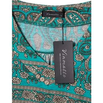 Vinmatto Flowy Tunic Top for Women - Chic Comfort in Every Occasion