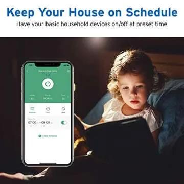 Etekcity ESW01-USA Mini Smart Plug, Energy Monitoring WiFi Outlet with Overheat Protection Works with Alexa, Google Home, and IFTTT, White