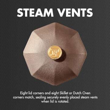 FINEX 8" Cast Iron Skillet Lid – Perfect for All Cooktops