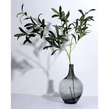 IYTBILQ Large Clear Glass Vase for Stylish Decor