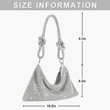 Chic Sparkly Rhinestone Evening Handbag for Women