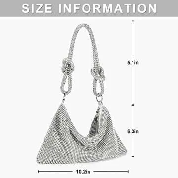 Chic Sparkly Rhinestone Evening Handbag for Women