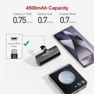 iWALK Portable USB-C Charger for iPhone and Android