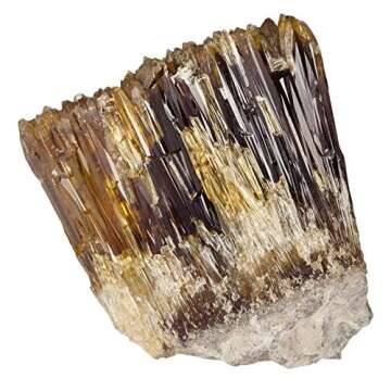 mookaitedecor Natural Raw Amber Calcite Crystal Cluster Geode Stone Mineral Specimen Gemstone for Reiki Healing Home Decoration(0.22-0.33 lb)