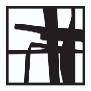 Hikate 1960 | 3 Individual Abstract Metal Wall Art - Home Décor Living Room Office Dining Aluminum Composite Modern Design Sculpture Ready to Hang for Outdoors and Indoors (20" x 60" in.)