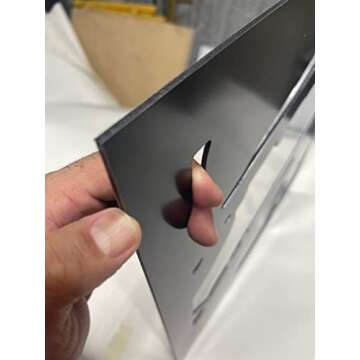 Hikate 1960 | 3 Individual Abstract Metal Wall Art - Home Décor Living Room Office Dining Aluminum Composite Modern Design Sculpture Ready to Hang for Outdoors and Indoors (20" x 60" in.)