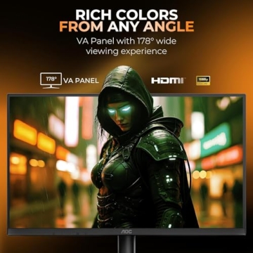 AOC 22B30HM2 21.5" Gaming Monitor with 100Hz Refresh Rate & VESA Mount (Renewed)