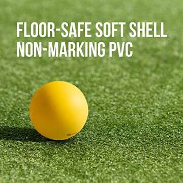 Crown Sporting Goods 5.45Kg (12lbs) Indoor Shot Put Ball - Indoor Track & Field Quality Shot Put Ball for Indoor Practice & Weight Training for Men & Women