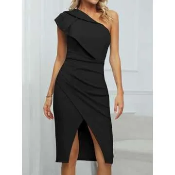 Gentlewarm Homecoming Dresses 2023 One Shoulder Night Out Party Dress Sexy Ladies Gowns and Evening ...