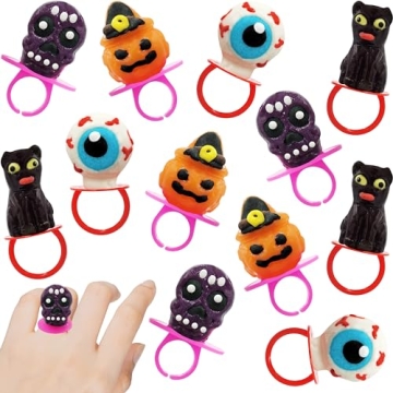 Fruidles Halloween Candy Rings - Irresistible Hard Candy Treats