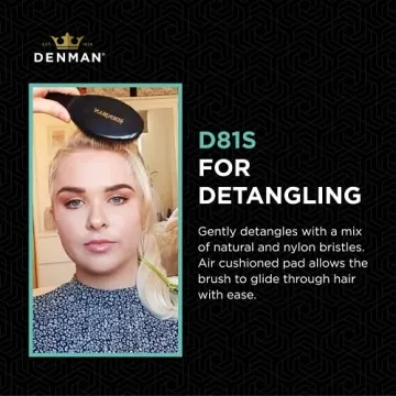 Denman Cushion Hair Brush Small for Effortless Styling