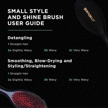 Denman Cushion Hair Brush Small for Effortless Styling